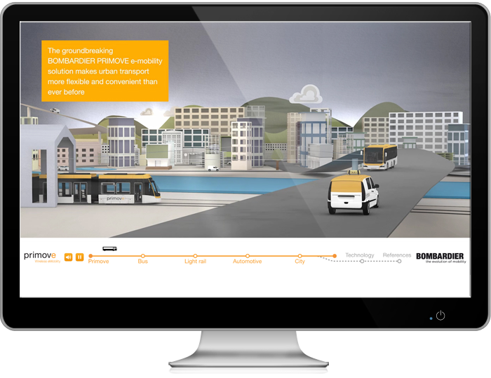 Screenshot der Primove App